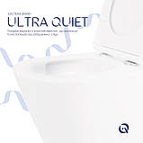 Унітаз підвісний Qtap Swan безобідковий з сідінням Soft-close QT16335180W Baumar - Завжди Вчасно, фото 5