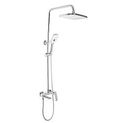 Душова система універсальна Qtap Tern на три споживача (з виливом) QTTER1112CRM47592 Chrome Krash Твій Вибір