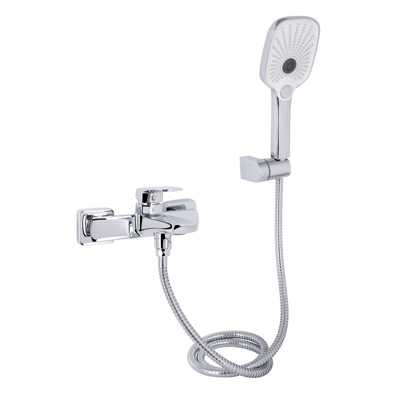 Змішувач для ванни Qtap Tern (c душевым гарнитуром) QTTER259CRM47586 Chrome Krash Твій Вибір, фото 1