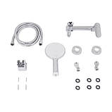 Змішувач для ванни Qtap Evia з поворотним виливом (з душовим гарнітуром) QTEVI260CRM47578 Chrome Baumar - Завжди Вчасно, фото 9