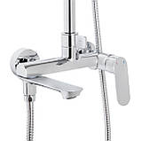 Душова система універсальна Qtap Evia на три споживача (з виливом) QTEVI111CRM47583 Chrome Baumar - Завжди Вчасно, фото 3