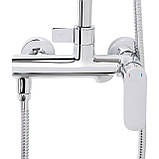 Душова система універсальна Qtap Evia на три споживача (з виливом) QTEVI111CRM47583 Chrome Baumar - Завжди Вчасно, фото 4