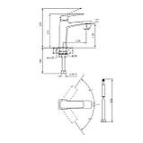 Змішувач для раковини Qtap Tern QTTER2701CRM47584 Chrome Baumar - Завжди Вчасно, фото 2