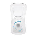 Готове рішення Qtap для ванної кімнати: підвісний унітаз Crow Ultra Quiet 520x360x290 + комплект інсталяції Nest 4 в 1 (лінійна, фото 6