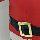 Санта Клаус на світловій драбині 1 метр led гірлянда Новорічний декор Дід Мороз на драбині, фото 7