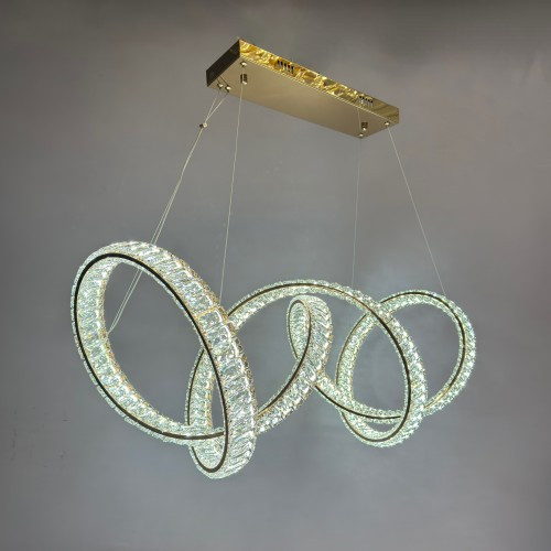 Дизайнерська кришталева яскрава люстра 7115, фото 1