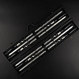 Шашличний набір шампурів Grills G20 подарунок чоловікові на день народження ювілей пікнік барбекю 35 років 50 років, фото 2