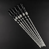 Шашличний набір шампурів Grills G20 подарунок чоловікові на день народження ювілей пікнік барбекю 35 років 50 років, фото 6