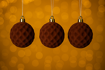 Ялинкові кульки Колючка світло-червоні оксамитові | набір 6 шт | діаметр 8 см | новорічні іграшки | 8 різновидів кольору Коричневий