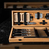 Шашличний набір Grills G8 із шампурами подарунковий для чоловіків на день народження Новий рік річниці пікнік, фото 8