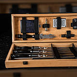 Шашличний набір Grills G8 із шампурами подарунковий для чоловіків на день народження Новий рік річниці пікнік, фото 10