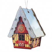 Новорічна ялинкова іграшка «Будинок», висота 9,5 см