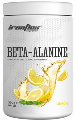 Бета-аланін IronFlex Beta-Alanin 500 г лимон, фото 1