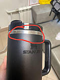 Термос термочашка Stanley Quencher H2.0 Tumbler з нержавіючої сталі Black 1,18 л KT6007802 - С1-Уцінка, фото 2