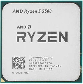Процесор AMD Ryzen 5 5500 6x4.2GHz sAM4 TRAY (100-000000457)