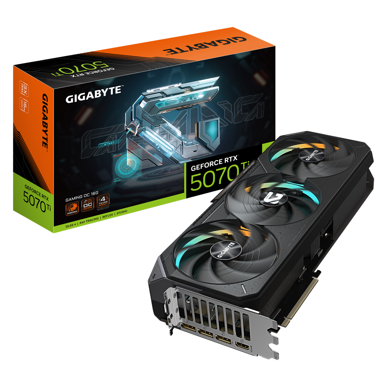 Відеокарта Gigabyte GeForce RTX5070 Tі GAMING OC 16G, фото 1