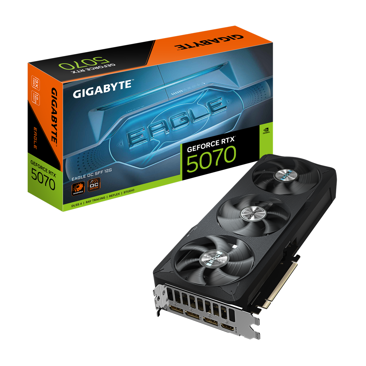 Відеокарта Gigabyte GeForce RTX5070 Eagle OC 12G, фото 1