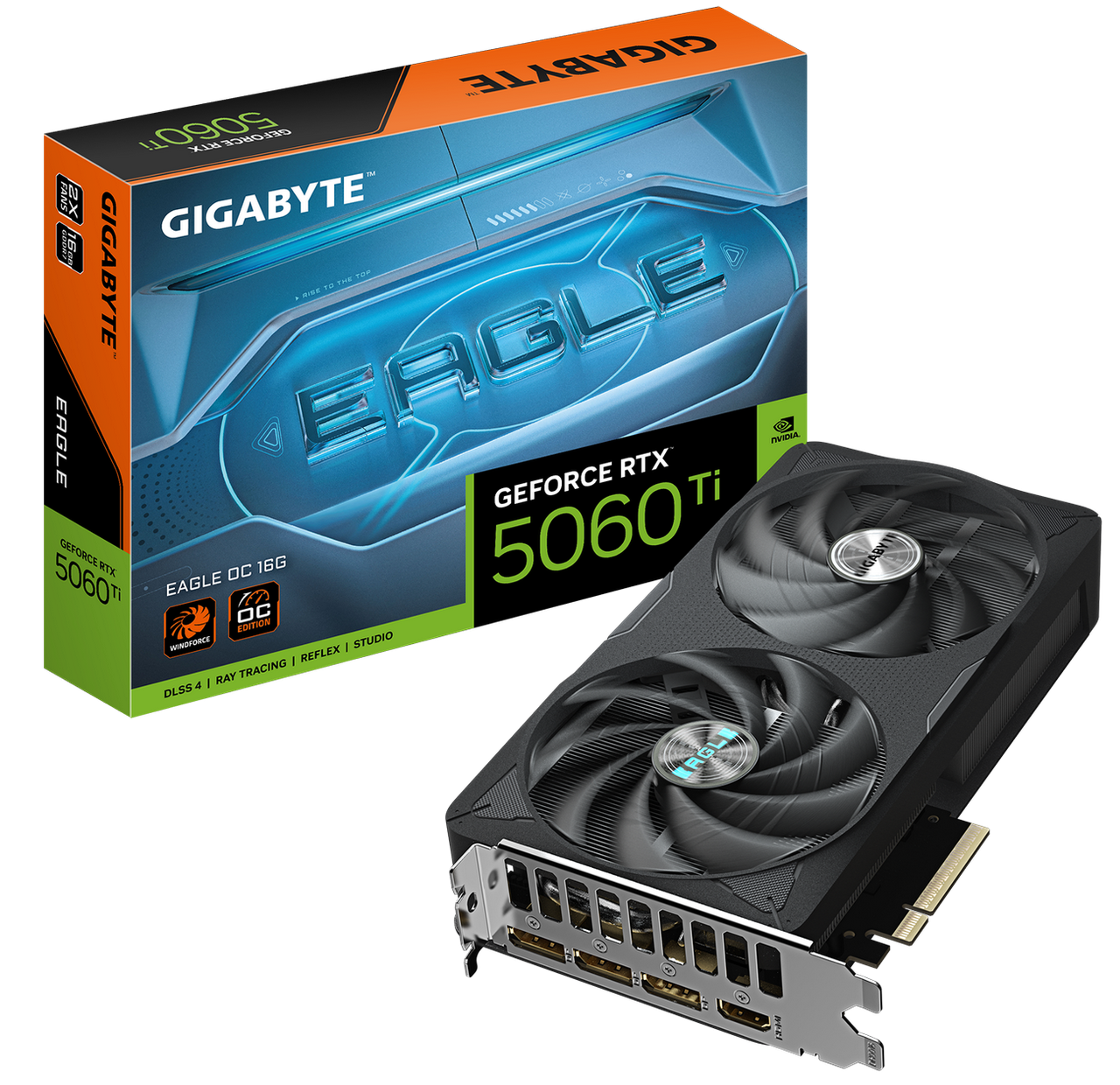 Відеокарта Gigabyte GeForce RTX5060 Ti EAGLE OC 16G, фото 1