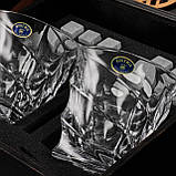 Подарунковий набір для віскі з камінням і келихами Bohemia Casablanca 300 мл кубики для охолодження напоїв, фото 5