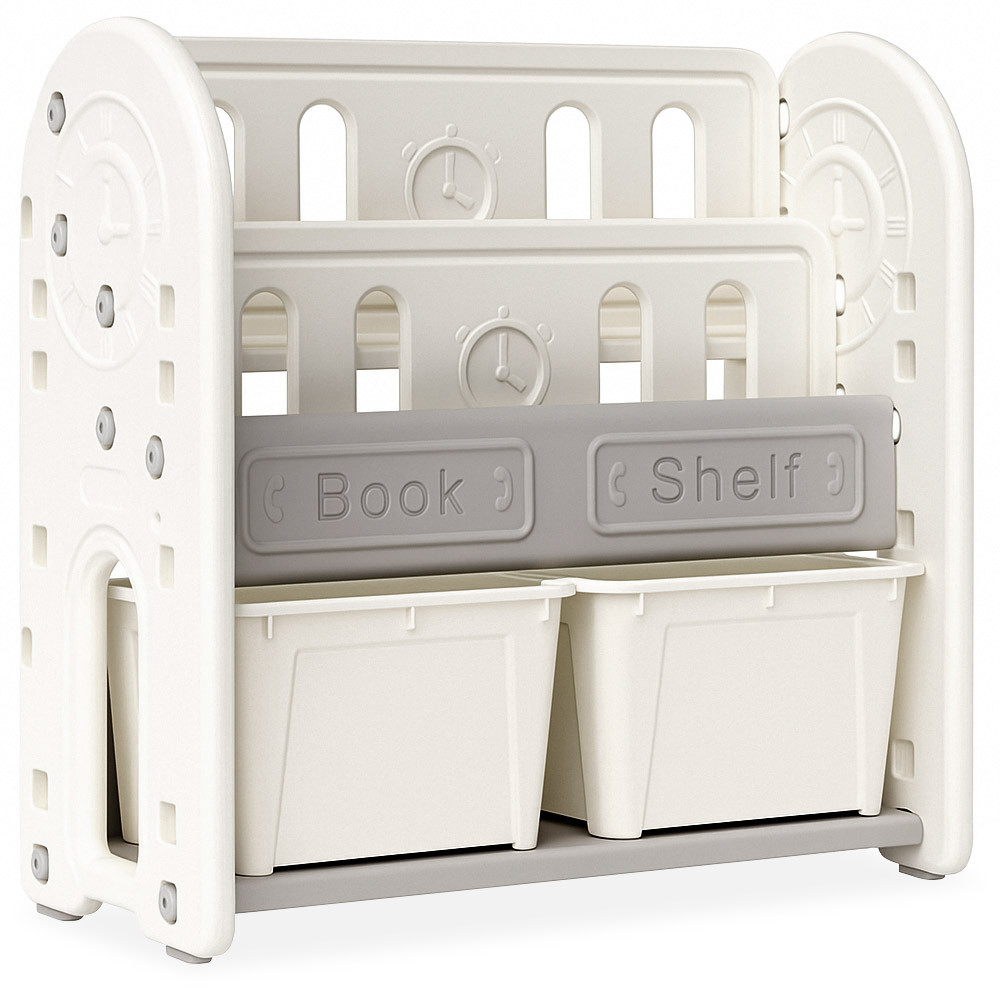 Дитячий органайзер для іграшок та книг пластиковий Mealux Kub