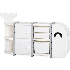 Стелаж органайзер з контейнерами та поличками для зберігання іграшок Mealux Swimo, фото 2