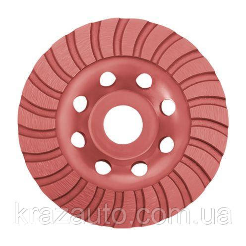 Фреза торцева шліфувальна алмазна Turbo 125x22,2 мм INTERTOOL CT-6225, фото 1