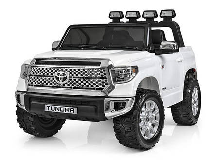 Джип дитячий Toyota JJ2266AEBLR-1 з радіокеруванням 2,4G, шкіряним сидінням та EVA колесами, фото 1