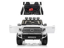 Джип дитячий Toyota JJ2266AEBLR-1 з радіокеруванням 2,4G, шкіряним сидінням та EVA колесами, фото 3