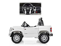 Джип дитячий Toyota JJ2266AEBLR-1 з радіокеруванням 2,4G, шкіряним сидінням та EVA колесами, фото 4
