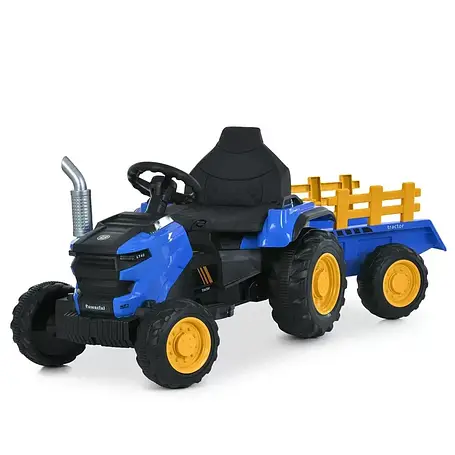 Трактор електромобіль дитячий M 6261EBLR-4 з акумулятором 12V7AH, музикою, bluetooth та EVA колесами, фото 1