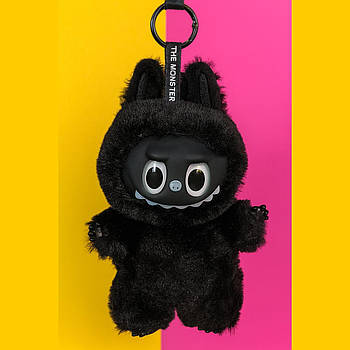 Іграшка брелок Лабубу Black Чорна The Monsters у коробці сюрприз
