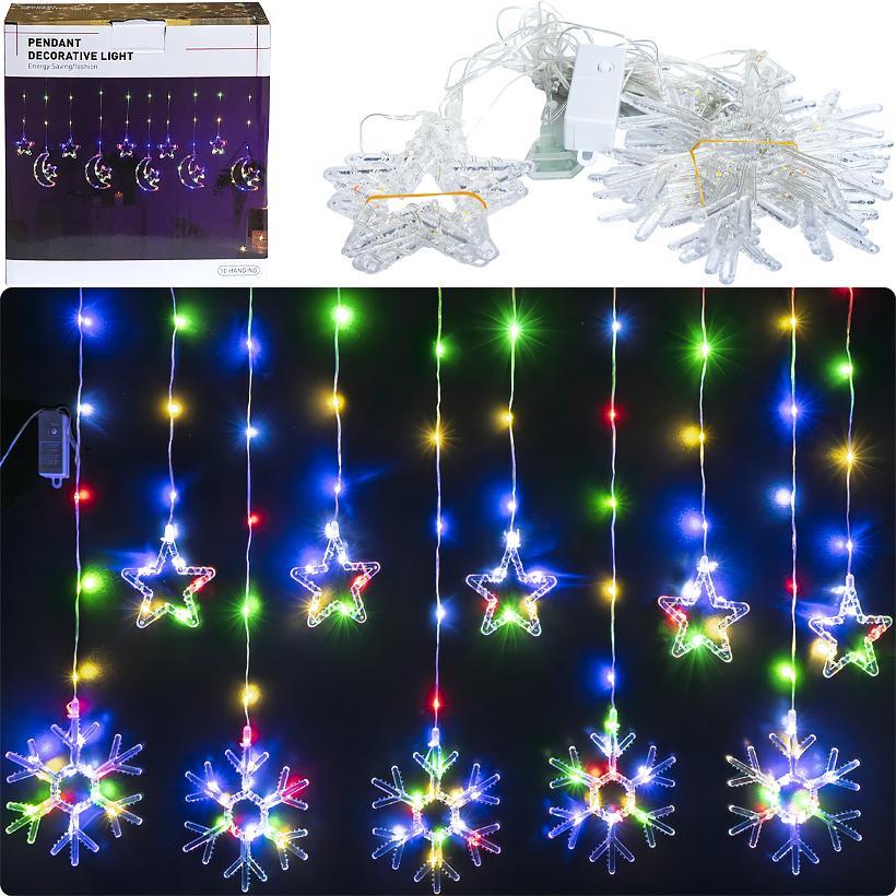 Гирлянда електрична Сніжинка+Зірка  5+5лапм 261-3/6261-4