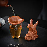 Керамічне ситечко для чаю «Риба-Дракон», фото 3