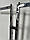 Підлогова хромована стійка вішала б/в  з регульованою висотою ріжок  на дві сторони для одягу, фото 3