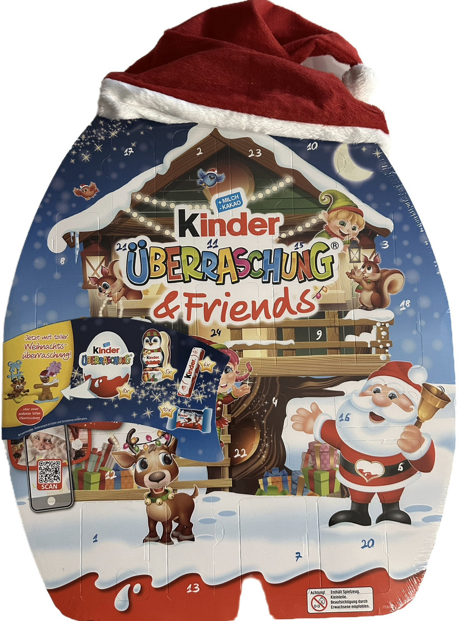 Адвент-календар Kinder Uberraschung & Friends 370 г