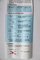 Карниз для ванної кутовий хромований 90x90x90 см, фото 4