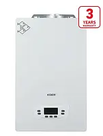 Газовий котел KOER PREMIUM 24 кВт двоконтурний турбо + комплект димоходу