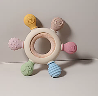 Сенсорний гризунець кільце силікон+дерево