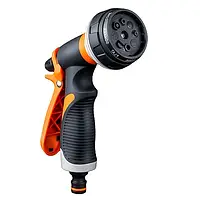 Садовый пистолет-распылитель для полива 8 режимов с антискользящей ручкой Orange