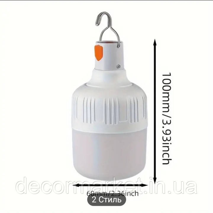 Лампочка акумуляторна+ шнур USB, фото 1