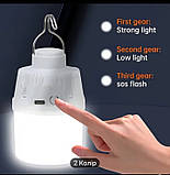 Лампочка акумуляторна+ шнур USB, фото 4