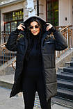 Жіноча зимова куртка пальто великого розміру новинка 2025, фото 6