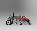 Культиватор Навісний з колесами АКС 3.5м з Гребінкою і Катком під МТЗ, фото 2