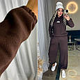Теплий костюм з полар-флісу Модель: 771/772-1117 Колір: шоколад, сірий, мокко, бордо, смарагдовий, чорний, фото 4