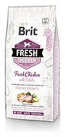 Brit Fresh (Брит Фреш) Chicken with Potato Puppy сухий корм для цуценят і юніорів дрібних і середніх порід 2,5 кг