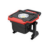 Прожектор переносний COB-діодний від акумулятора Li-Ion 18В і електромережі (6000/1800 Lm) без акумулятора Yato YT-829600, фото 3