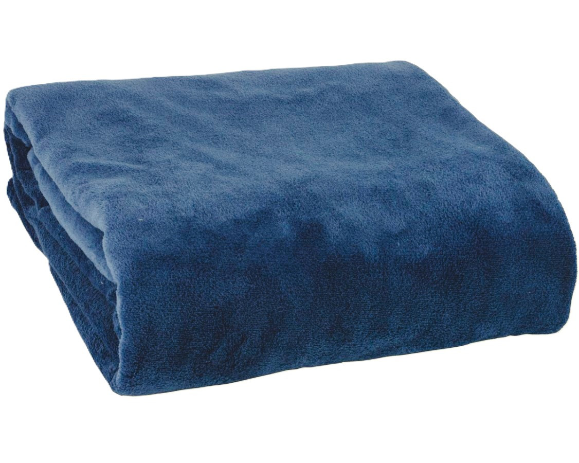 Дитячий плед 100х140см флісовий Ярослав синій, фото 1