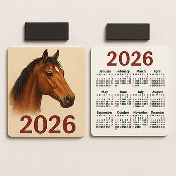 Магніти, календарі, сувеніри до Нового Року 2026