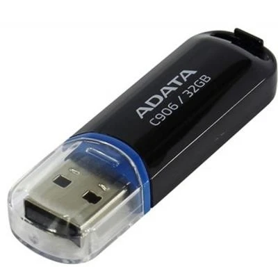 USB Flash 32GB Adata C906 Black, фото 1