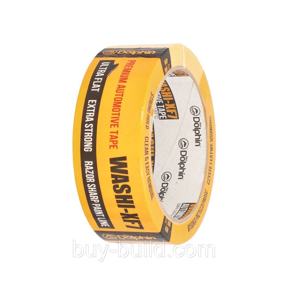Стрічка малярна DOLPHIN Washi-XF7 37,1 мм х 40 м (для фарбування авто) (WTXF_55422), фото 1